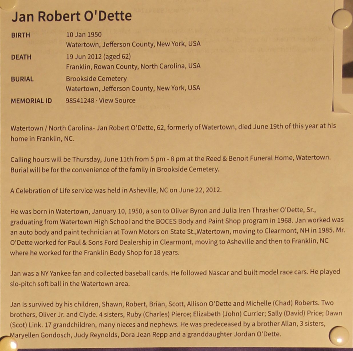 Jan O'Dette